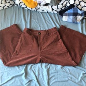 Cropped Wide Leg Pant